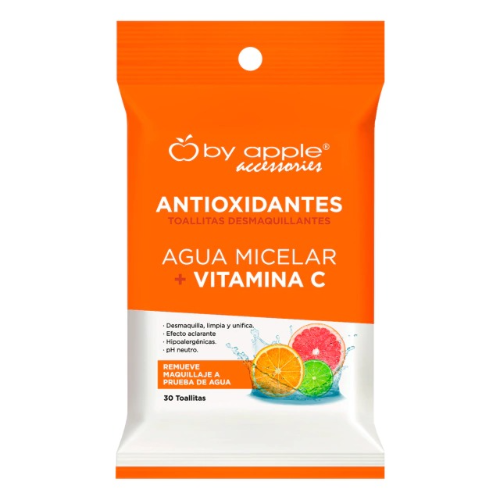 Toallitas Desmaquillantes Antioxidantes 30 pcs By Apple 51540