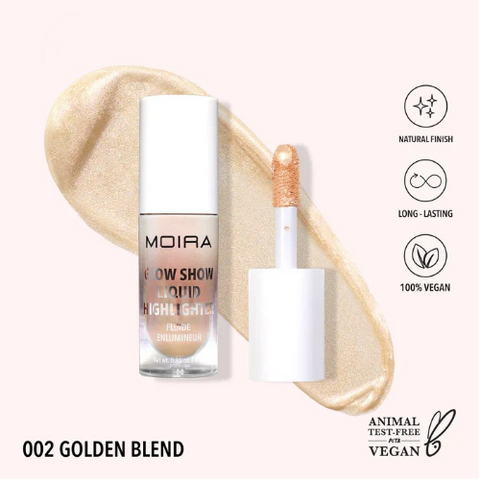 Liquid Highlighter Glow Show Golden Blend Moira GSLH002