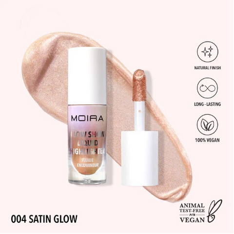 Liquid Highlighter Glow Show Satin Glow Moira GSLH004
