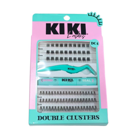 Double Clusters mini pegamento y pinza Kiki Lashes KDC4