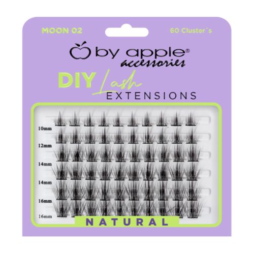 Diy Lash Extensions 60 Clusters Moon 02 Natural By Apple 69646