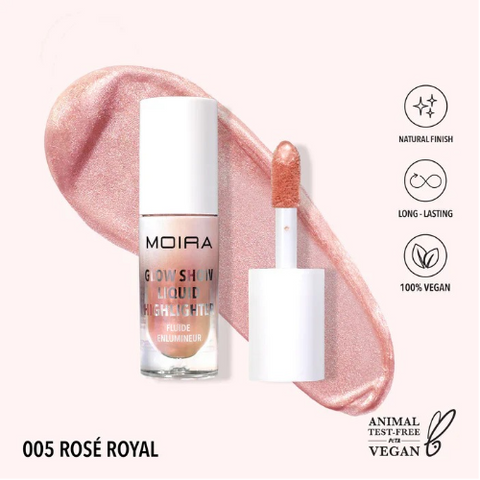 Liquid Highlighter Glow Show Rose Royal Moira GSLH005