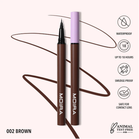 Micro Tip Liquid Liner Brown Moira MTL002