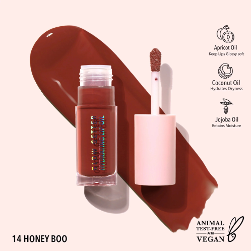 Hydrating Lip Oil Glow Getter Honey Boo Moirar GLO014