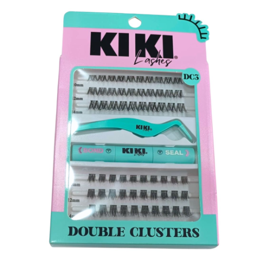 Double Clusters mini pegamento y pinza Kiki Lashes KDC3