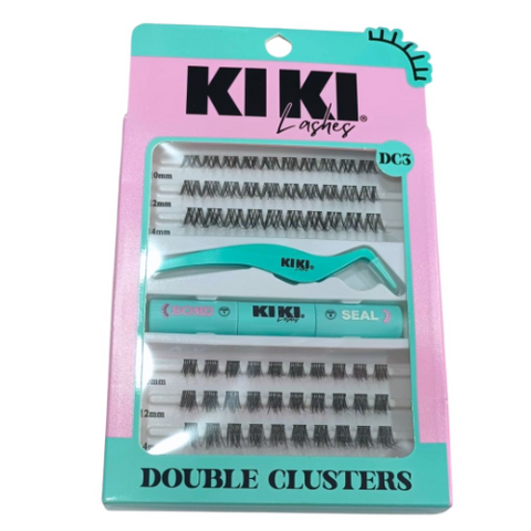 Double Clusters mini pegamento y pinza Kiki Lashes KDC3