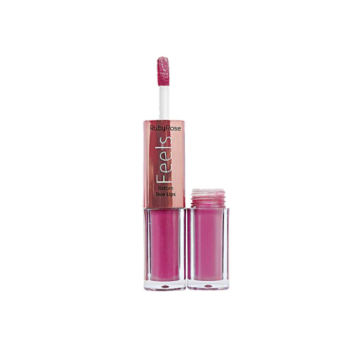 Labial Duo Metalico Matte 363 Ruby Rose HB8225