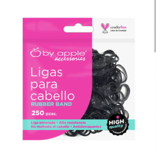 Ligas para Cabello 250pzs By Apple 65533, 65534