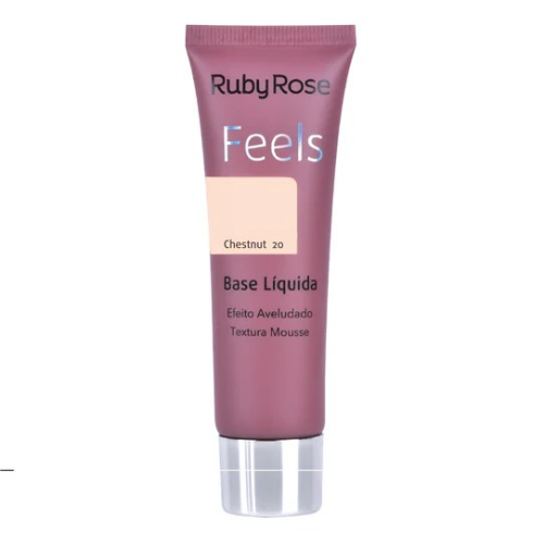 Base Liquida Feels Mood Castanha 20 Ruby Rose HB8053