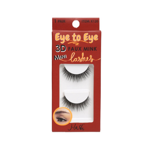 Pestana Mini Lashes 3D Faux Mink J Lash X120