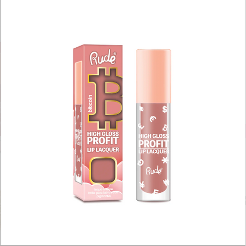 High Gloss Profit Bitcoin Lip Lacquer Rude 38204