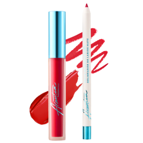 Lip Color Combo Red Lily Matte Duo Arantza LPDS04