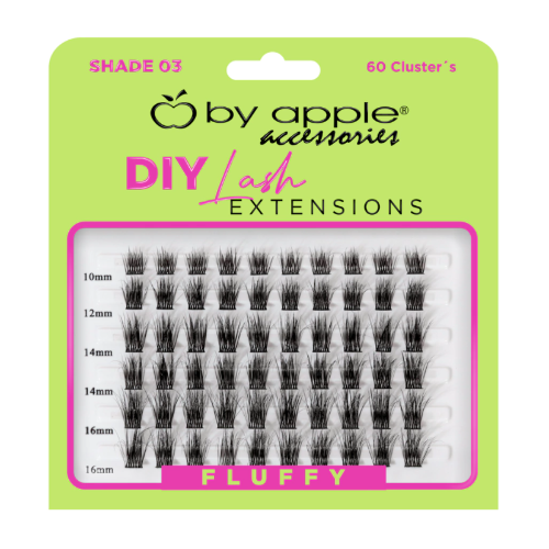 Diy Lash Extensions 60 Clusters Shade 03 Fluffy By Apple 69626