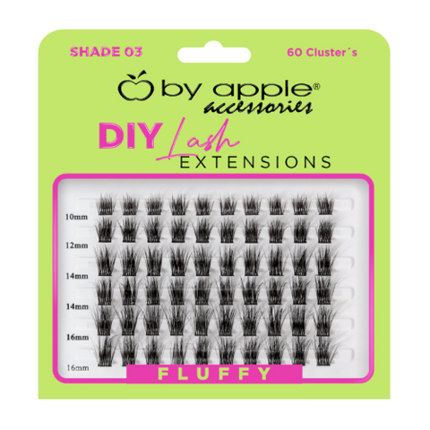 Diy Lash Extensions 60 Clusters Shade 03 Fluffy By Apple 69626