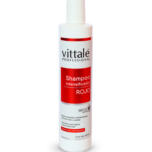 Shampoo intensificador rojo vittale 320ml