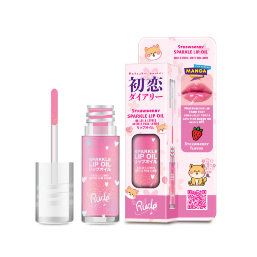 Sparkle Lip Oil Strawberry Manga Collection Rude 38268