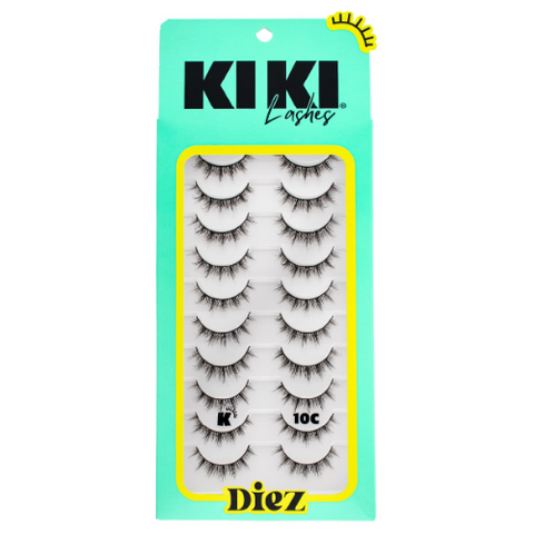 Pestanas Diez Pares 10C Kiki Lashes