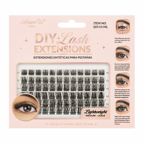 Extensiones diy lash mediud large Amorus DIY11ML