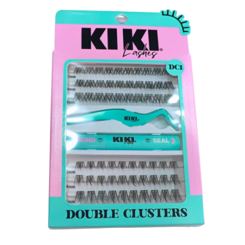 Double Clusters mini pegamento y pinza Kiki Lashes KDC1