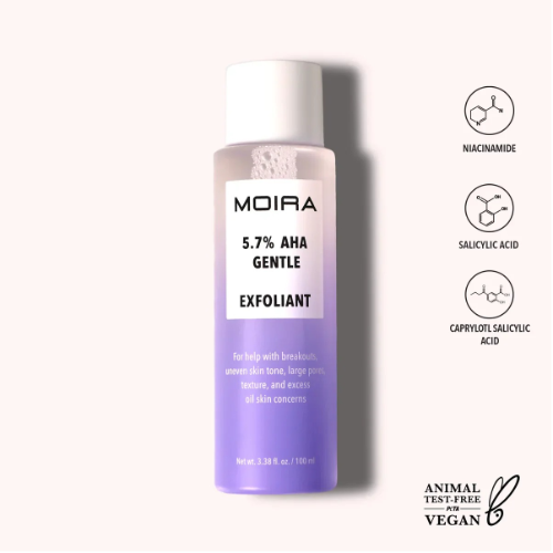 Exfoliante 5.7% AHA Gentle Moira OCE001