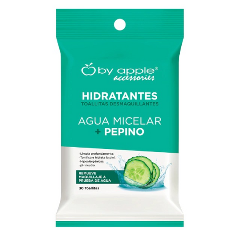 Toallitas Desmaquillantes Hidratantes 30 pcs By Apple 51129