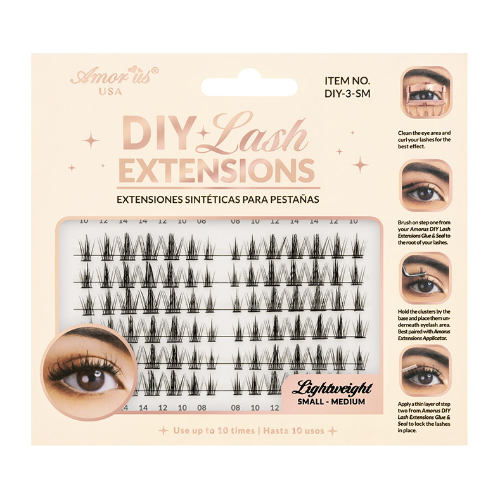 Extensiones diy lash small medium DIY3SM Amorus