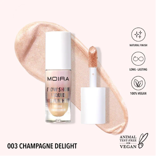Liquid Highlighter Glow Show Champagne Delight Moira GSLH003