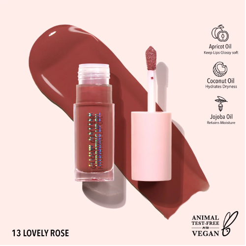 Hydrating Lip Oil Glow Getter Lovely Rose Moirar GLO013