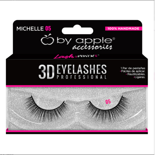 Pestañas 3D Eyelashes Professional Michelle 05 By Apple 33900