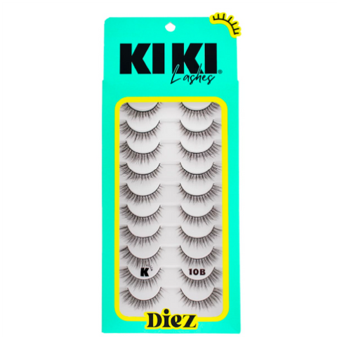 Pestanas Diez Pares 10B Kiki Lashes