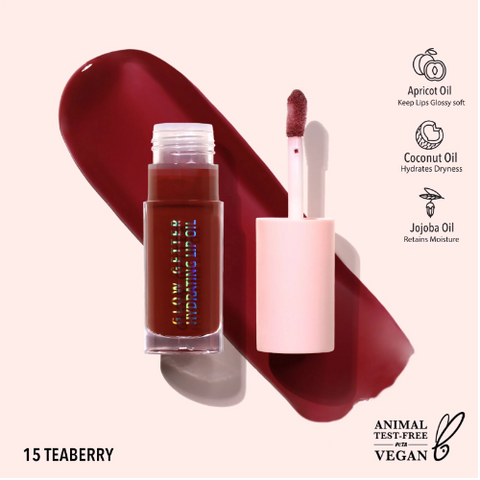 Hydrating Lip Oil Glow Getter Teaberry Moira GLO015