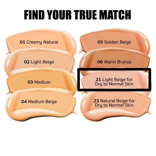 Radiant Glow Cushion Light Beige To Normal skin  Amor Us COCS21