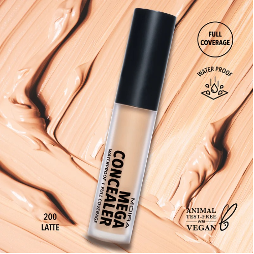 Mega Concealer Waterproof Latte Moira MWC200