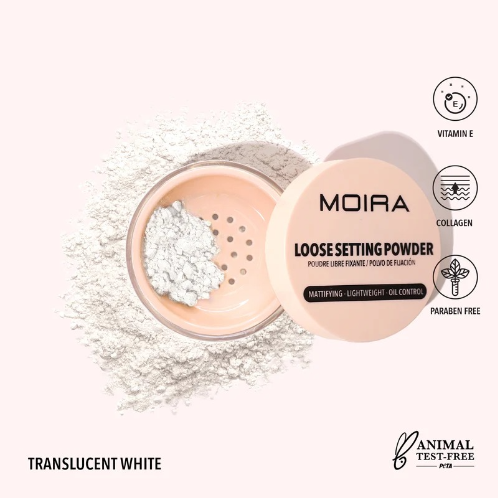 Loose Setting Powder Translucent White Moira LSP007