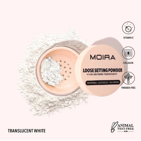 Loose Setting Powder Translucent White Moira LSP007