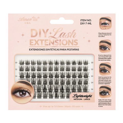 Extensiones diy lash mediud large Amorus DIY7ML