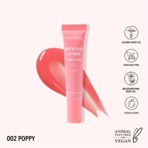 Lip Balm Butter Bliss Poppy Moira BBLB002