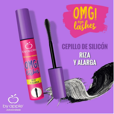 OMG eye lashes riza y alarga By Apple