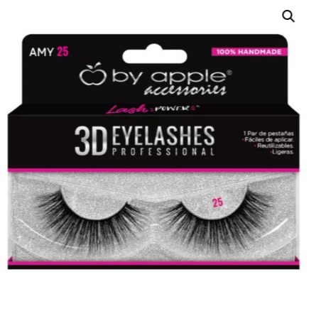 Pestañas 3D Eyelashes Professional Amy 25 By Apple 58210