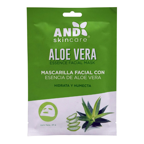 Mascarilla Facial Con Esencia de Aloe Vera AND