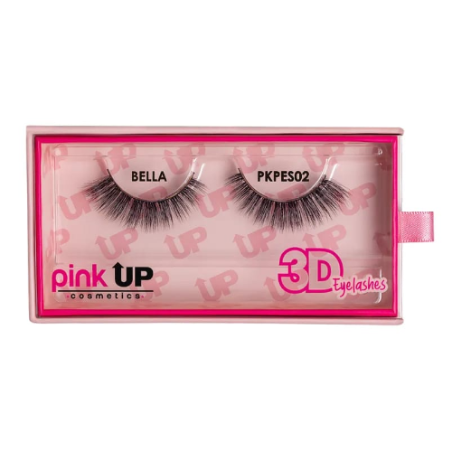 3D Eyelashes 02 Bella Pink Up  PKPES02