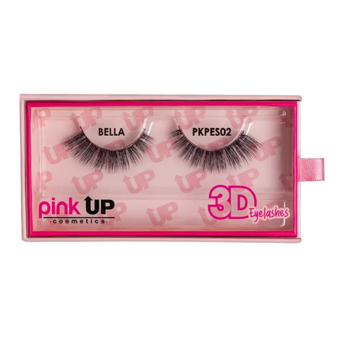 3D Eyelashes 02 Bella Pink Up  PKPES02