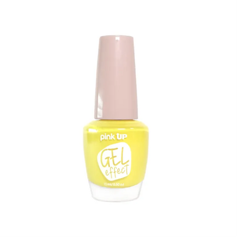 Esmalte efecto gel Yellow Pink Up PKMN55