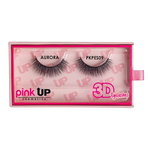 3D Eyelashes 09 Aurora Pink Up  PKPES09