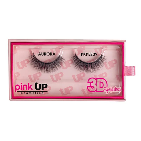 3D Eyelashes 09 Aurora Pink Up  PKPES09