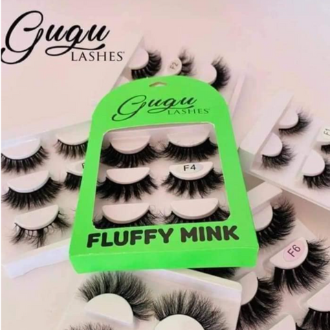 Pestanas Gugu Lashes Fluffy Mink F3