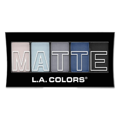 Sombra Matte 5 tonos Blue Denim L.A Colors CEM474