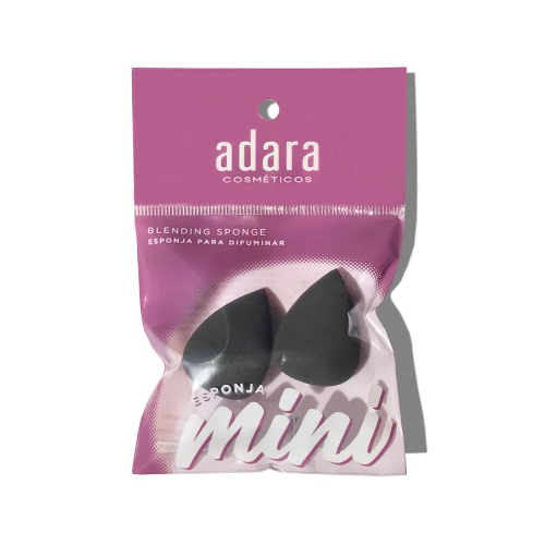 Esponja Mini Negra Para Maquillaje ADARA SP014