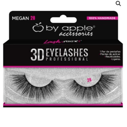 Pestañas 3D Eyelashes Professional Megan 28 By Apple 58213