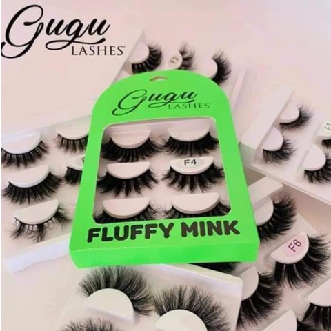 Pestanas Gugu Lashes Fluffy Mink F5